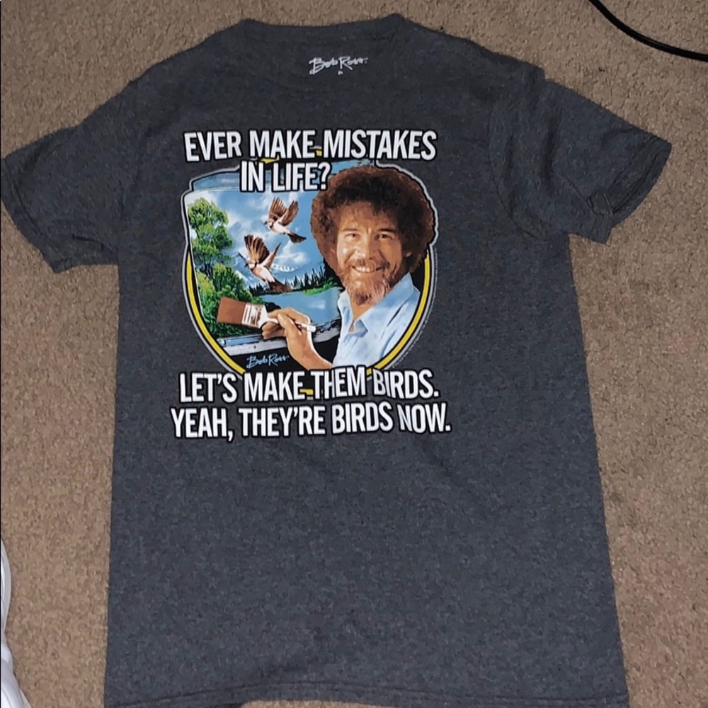Bob Ross graphic tee